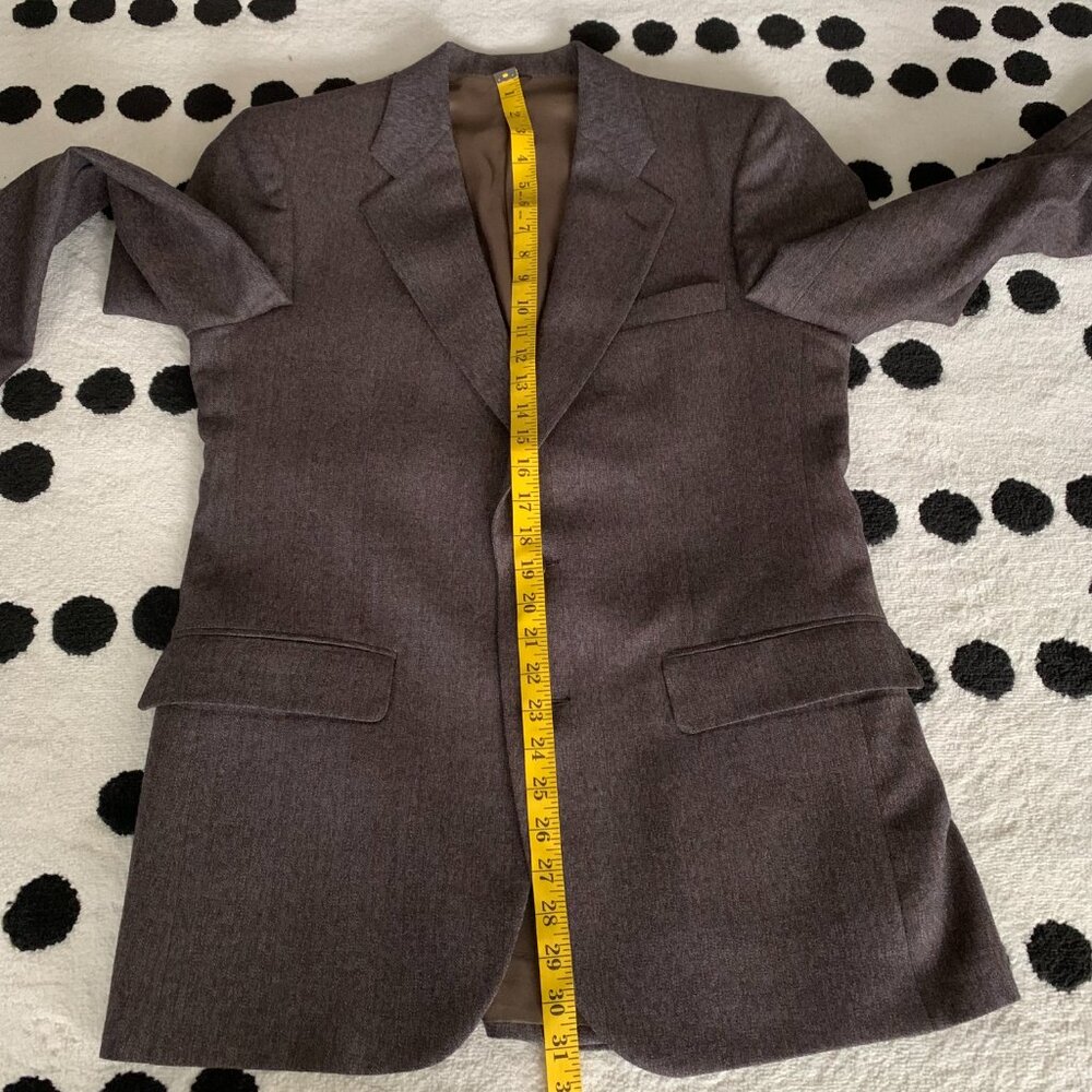 Vintage Union Made Wool Two Button Single Vent Lined Blazer Sport Coat - Picture 14 of 15